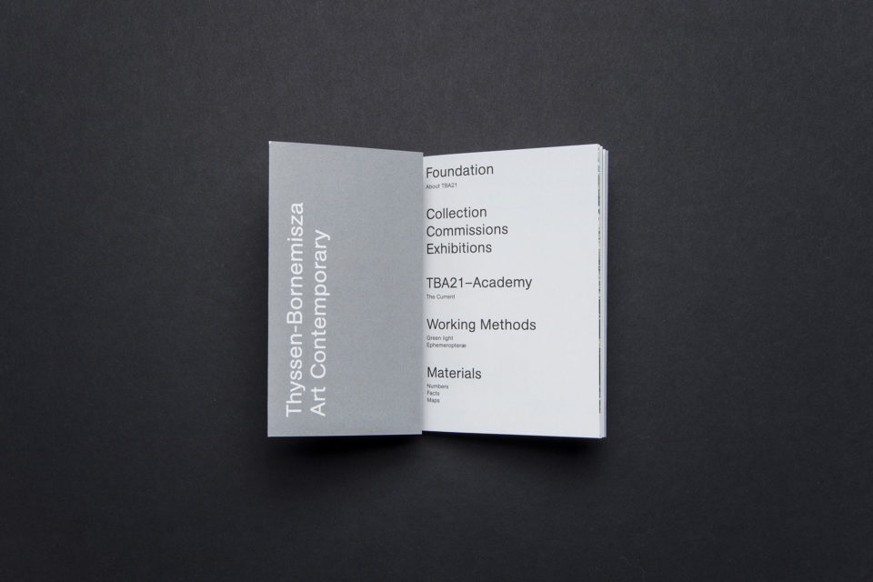 solo ohne — TBA21 Broschüre 1